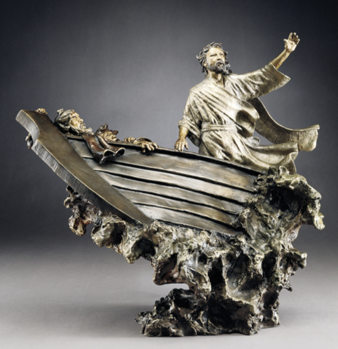 Elegant display of Mark Hopkins bronze sculptures in a sophisticated living room, highlighting investment potential